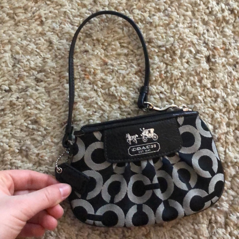 Mini coach wristlet